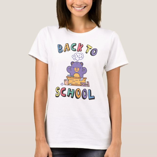 Camiseta De volta à escola (Frente)