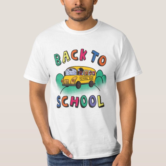 Camiseta De volta à escola (Frente)
