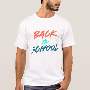 Camiseta de volta à escola