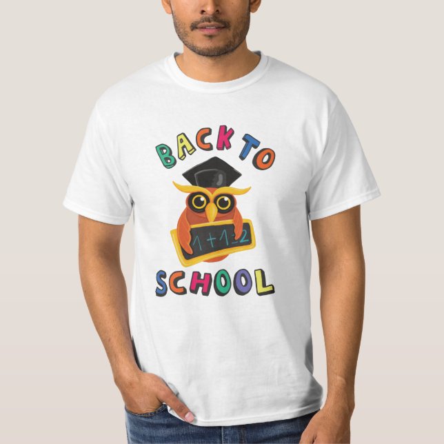 Camiseta De volta à escola (Frente)