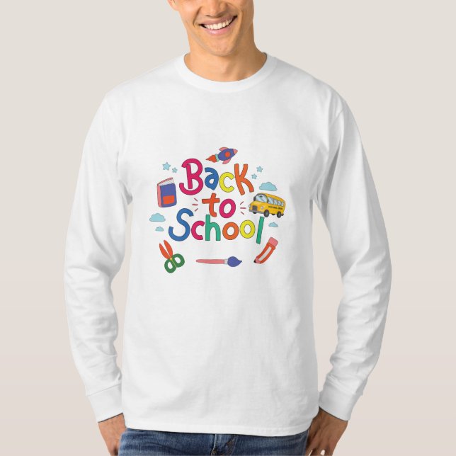 Camiseta De volta à escola (Frente)