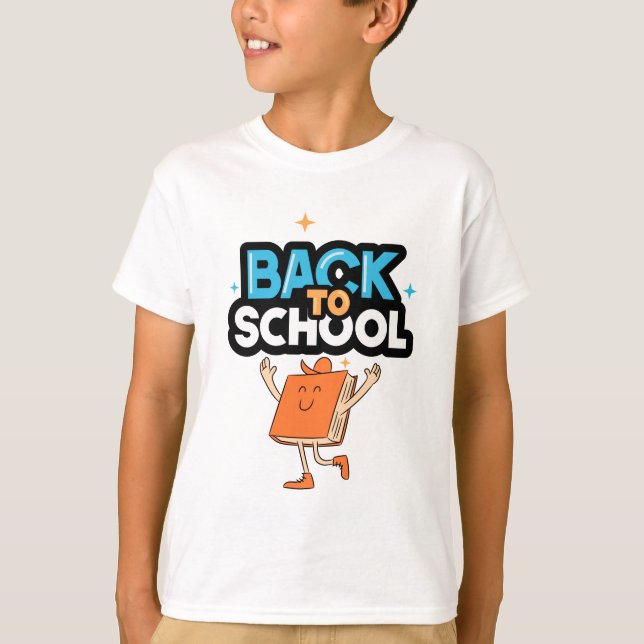 Camiseta De volta à escola (Frente)