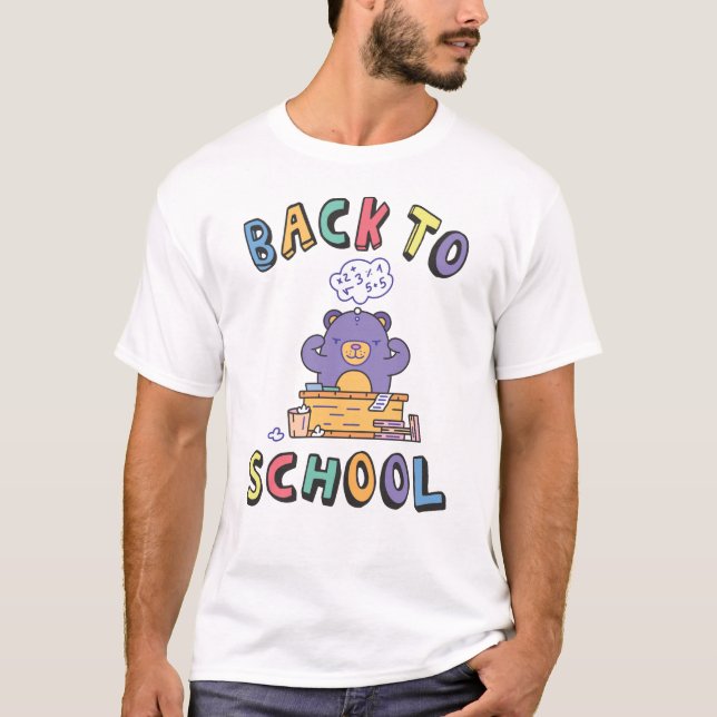Camiseta De volta à escola (Frente)