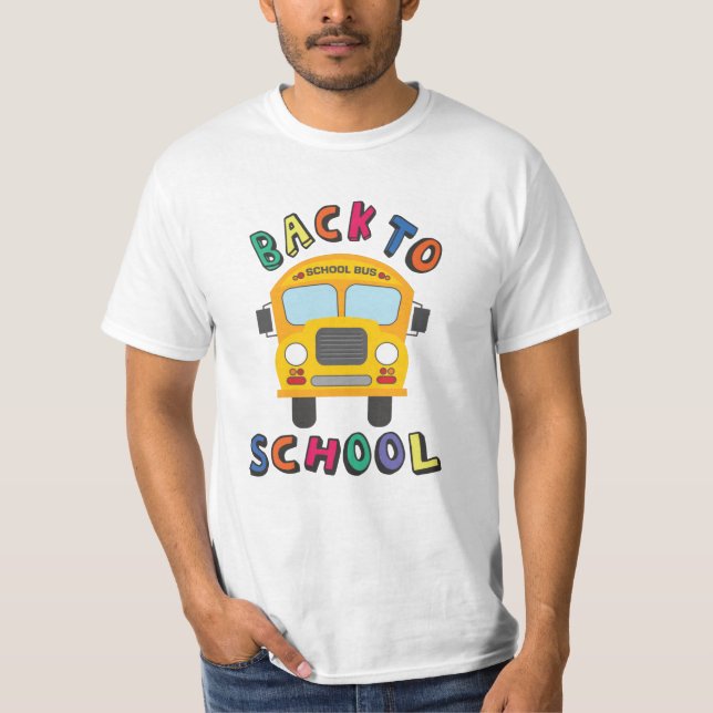 Camiseta De volta à escola (Frente)