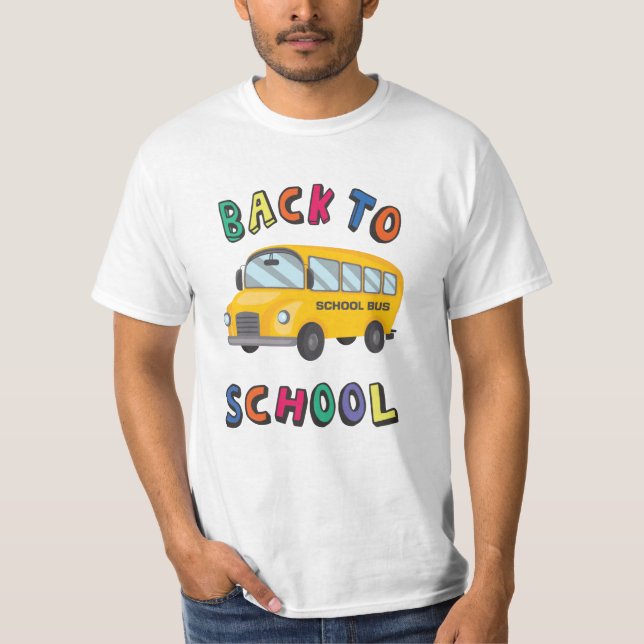 Camiseta De volta à escola (Frente)