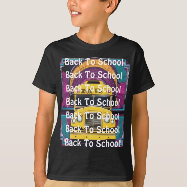 Camiseta De volta à escola (Frente)