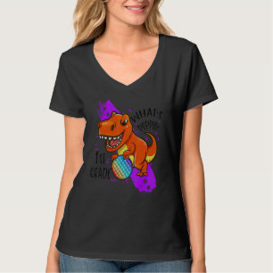 Camiseta De Volta à Escola 1ª Série Dinossauro Rex Pop It F