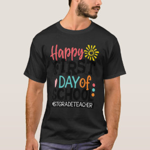 Camiseta De Volta à Escola 1º Primeiro Ano Equipe Para Prof