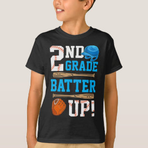 Camiseta De Volta à Escola 2ª Série Bate-Bola de Beisebol P