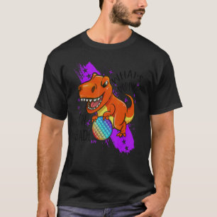 Camiseta De Volta à Escola 5ª Série Dinossauro Pop It Fi