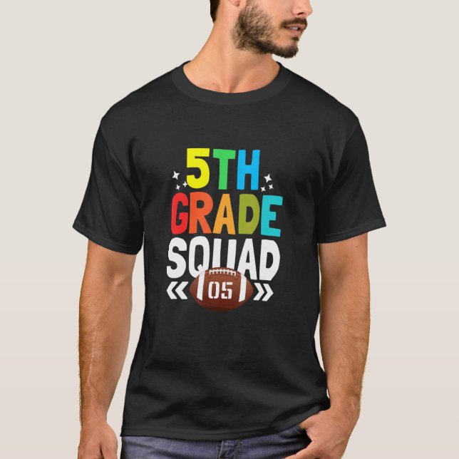 Camiseta De volta à Escola 5 de Futebol Kids (Frente)