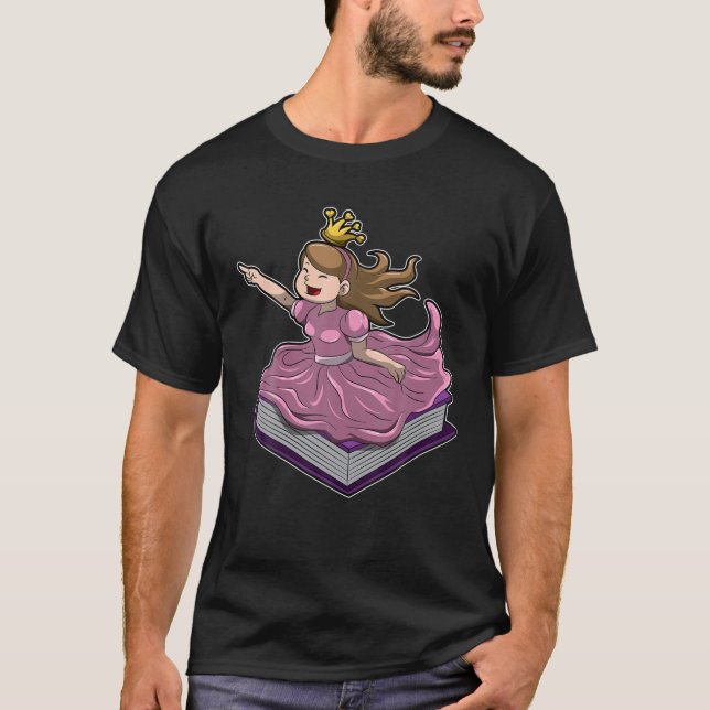 Camiseta De Volta À Escola A Garota Da Escola Princesa Boni (Frente)