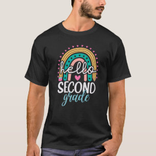 Camiseta De Volta À Escola, Alô, Formando De segundo Arco-Í