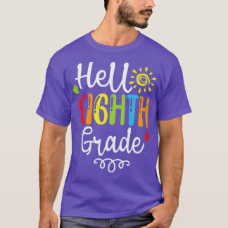 Camiseta De volta à escola-Alô-Oitavo-Ano-De-Volta-À-Escola