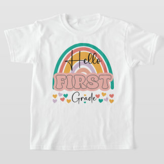 Camiseta De Volta À Escola Alô Professor De Primeiro Grau R