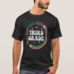 Camiseta De Volta À Escola Alô Professor Do Terceiro Grau