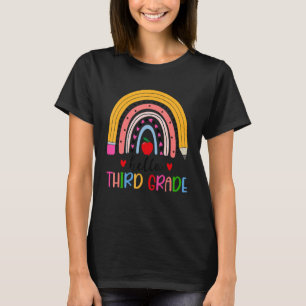 Camiseta De Volta À Escola Alô Professor Do Terceiro Grau R