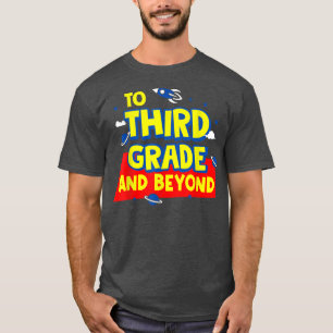 Camiseta De Volta À Escola Ao Terceiro Grau E Para Além Do