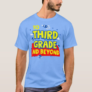 Camiseta De Volta À Escola Ao Terceiro Grau E Para Além Do