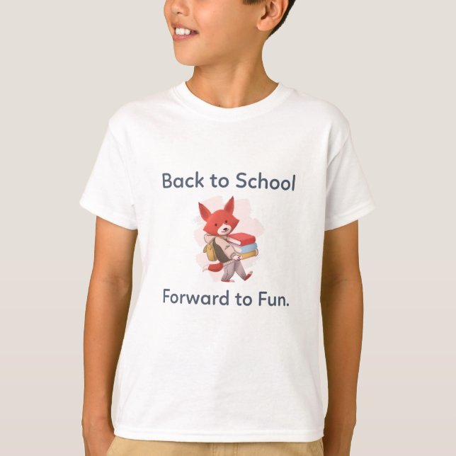 Camiseta De Volta à Escola Avançando para a Divers (Frente)