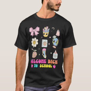 Camiseta De Volta À Escola Bem-Vindo À Arte Lápis Do Globo