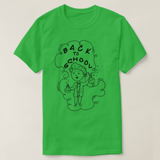 Camiseta De volta à escola de alquimia (Frente do Design)