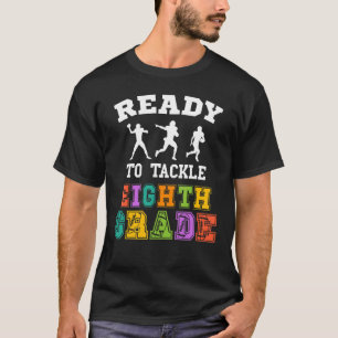 Camiseta De volta à escola de futebol pronto para enfrentar