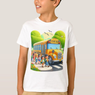 Camiseta De Volta à Escola de Novo, Garotos