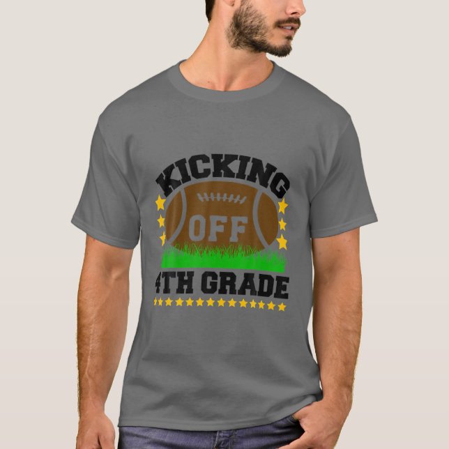 Camiseta De Volta À Escola De Quarto Grau A Partir Do 4.º G (Frente)