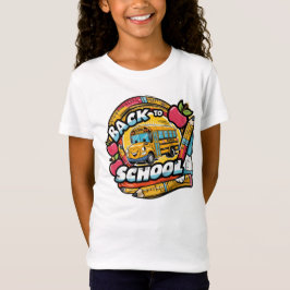 Camiseta De Volta à Escola – Design Brilhante e Divertido
