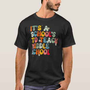 Camiseta De Volta À Escola É Um Bom Dia Ensinar O Meio