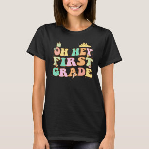Camiseta De Volta À Escola, Ei, Estudante De Primeiro Grau