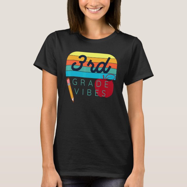 Camiseta De Volta À Escola Em Terceiro Formando De Professo (Frente)