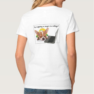 Camiseta De volta à Escola Engraçado Cachorro de Nápoles no