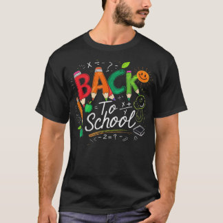 Camiseta De volta à escola - Engraçado Dinossauro Vintage