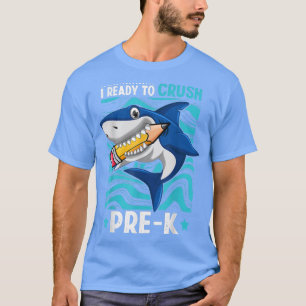 Camiseta De Volta À Escola Estou Pronta Para Esmagar Os Gar