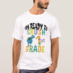 Camiseta De Volta à Escola Estou Pronto Para Balançar 1ª Sé