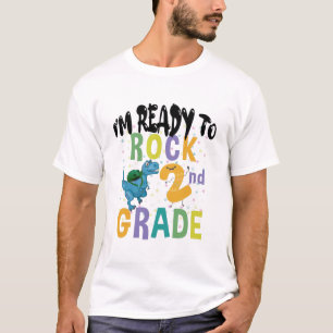 Camiseta De Volta à Escola Estou Pronto para Balançar 2ª Sé