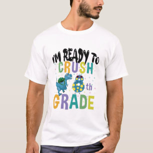 Camiseta De Volta à Escola Estou Pronto Para Detonar o 8º A