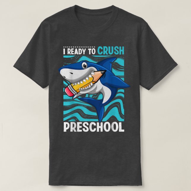 Camiseta De Volta À Escola Estou Pronto Para Esmagar O Tuba (Frente do Design)