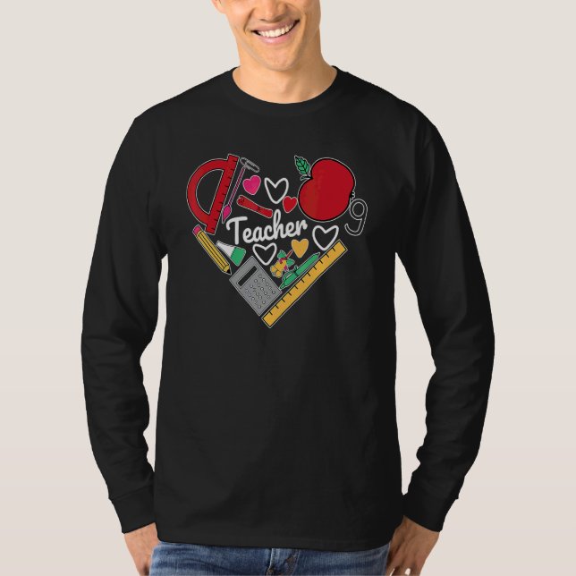 Camiseta De Volta à Escola Geek Nerd Matemática Ciência Pro (Frente)