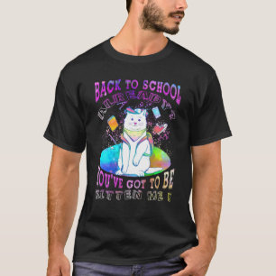 Camiseta De volta à escola já tens de ser Kitten