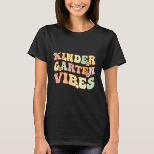 Camiseta De Volta À Escola Jardim De Infância Vibes Retro P