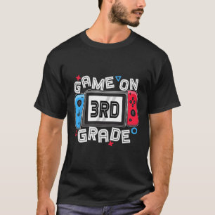 Camiseta De Volta à Escola Jogo Ativado 3ª Série Divertido