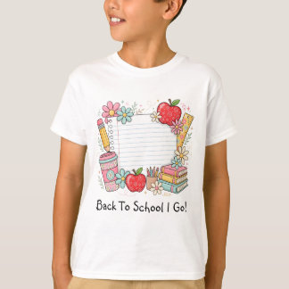 Camiseta De Volta à Escola Jovens-Meninos & Meninas