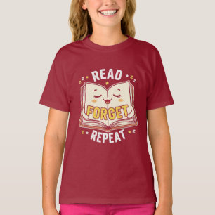 Camiseta De volta à escola Livro do Sonolento Divertido Est