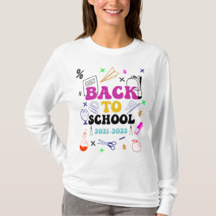 Camiseta De Volta À Escola Melhor presente para 1rua dia