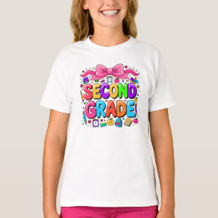 Camiseta De Volta à Escola Meninas da Segunda Série Arco Pr