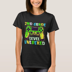 Camiseta De Volta à Escola Meninos do 2º Ano Gamer Primeiro
