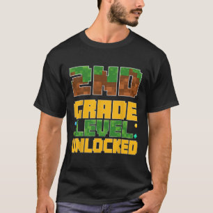 Camiseta De Volta à Escola Meninos do 2º Ano Gamer Primeiro